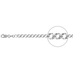 Браслет Красцветмет - Серебро 925 (арт. НБ22-076-3#0.60)