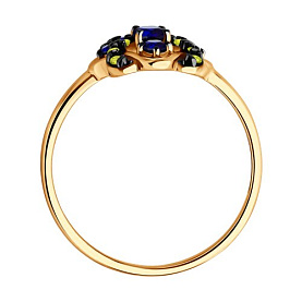 Кольцо SOKOLOV - Серебро 925, Сапфир (арт. 62010013)