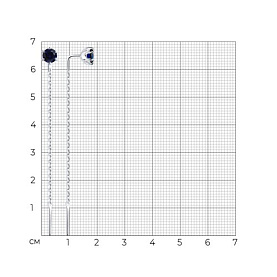 Серьги SOKOLOV - Серебро 925, Синтетический сапфир (арт. 88020075)
