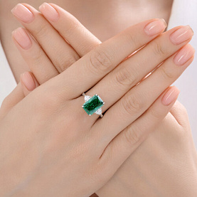 Кольцо SOKOLOV - Серебро 925, Фианит (арт. 94014700)