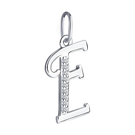 Подвеска SOKOLOV - Серебро 925, Фианит (арт. 94031367)