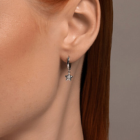 Серьги SOKOLOV - Серебро 925, Фианит (арт. 94026628)