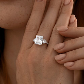 Кольцо SOKOLOV - Серебро 925, Фианит (арт. 94012035)