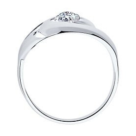 Кольцо SOKOLOV - Серебро 925, Фианит (арт. 94012157)