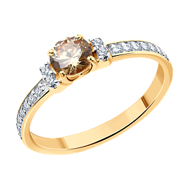 Кольцо Diamant - Серебро 925, Фианит (арт. 93-110-01556-2)