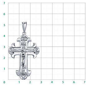 Подвеска Атолл - Серебро 925 (арт. 3367-925)