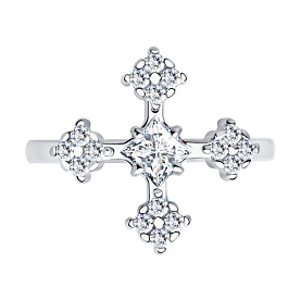 Кольцо SOKOLOV - Серебро 925, Фианит (арт. 94013048)