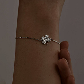 Браслет SOKOLOV - Серебро 925, Фианит (арт. 94051018)