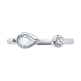 Кольцо SOKOLOV - Серебро 925, Фианит (арт. 94013572)