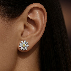 Серьги Talant - Серебро 925, Фианит (арт. 12-7М-0005-17706)