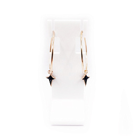 Серьги Максипром - Серебро 925, Янтарь (арт. 220 2468 20G)