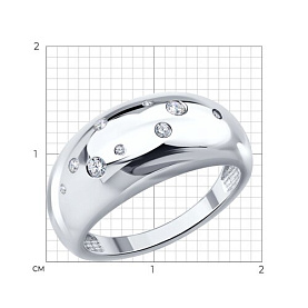 Кольцо SOKOLOV - Серебро 925, Фианит (арт. 94014934)