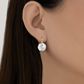 Серьги Diamant - Серебро 925, Фианит (арт. 94-120-02334-1)