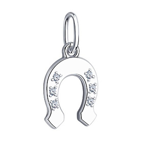 Подвеска SOKOLOV - Серебро 925, Фианит (арт. 94031534)