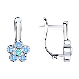 Серьги SOKOLOV - Серебро 925, Фианит (арт. 94023644)