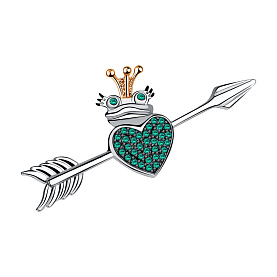 Брошь Talant - Серебро 925, Фианит (арт. 60-7O-0003-17286)