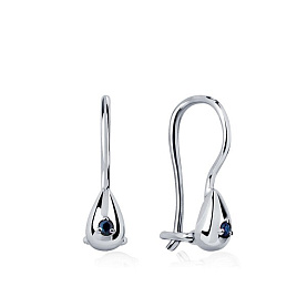 Серьги Platinum Lab. - Платина 950 (арт. ПС-026С-01)