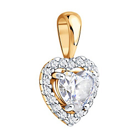 Подвеска Diamant - Серебро 925, Фианит (арт. 93130001221-DIAMANT)