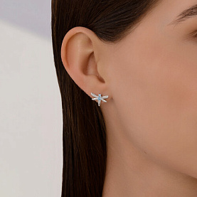 Серьги Diamant - Серебро 925, Фианит (арт. 94-122-02197-1)