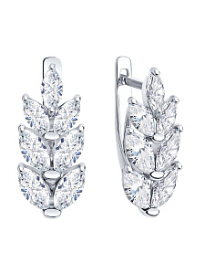 Серьги Diamant - Серебро 925, Фианит (арт. 94-120-00014-1)