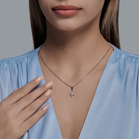 Подвеска SOKOLOV - Серебро 925, Фианит (арт. 94033039)