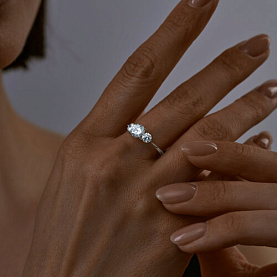 Кольцо SOKOLOV - Серебро 925, Фианит (арт. 94013654)