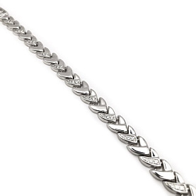 Браслет Platinor - Серебро 925, Фианит (арт. 0160131)