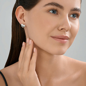 Серьги SOKOLOV - Серебро 925, Эмаль (арт. 94027030)