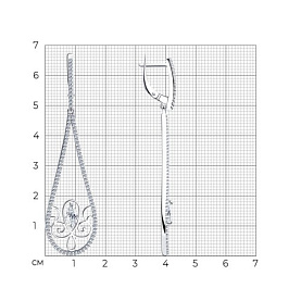 Серьги SOKOLOV - Серебро 925, Фианит (арт. 94023620)