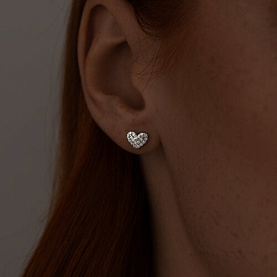 Серьги SOKOLOV - Серебро 925, Фианит (арт. 94021851)