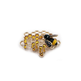 Брошь Фиделис - Сталь, Фианит, Эмаль (арт. DW13419or-Y)