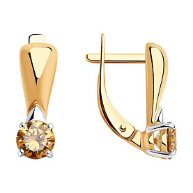 Серьги Diamant - Серебро 925, Фианит (арт. 93-120-01548-2)