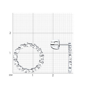 Серьги SOKOLOV - Серебро 925 (арт. 94026009)