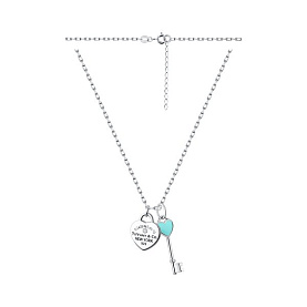 Колье Talant - Серебро 925, Фианит, Эмаль (арт. 33-79-0001-15093)