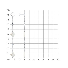 Серьги SOKOLOV - Серебро 925, Перламутр, Фианит (арт. 83020317)