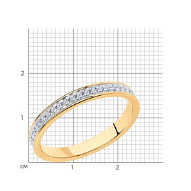 Кольцо SOKOLOV - Серебро 925, Фианит (арт. 93010750)