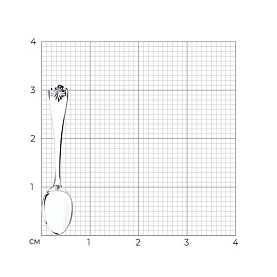 Ложка SOKOLOV - Серебро 925 (арт. 2301020020)