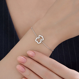 Браслет SOKOLOV - Серебро 925, Фианит (арт. 94051543)