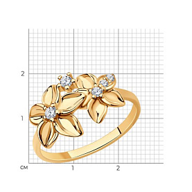 Кольцо Diamant - Серебро 925, Фианит (арт. 93-110-01635-1)