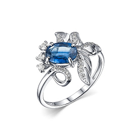 Кольцо Дар - Серебро 925, Кианит, Фианит (арт. К-3711рс411000)