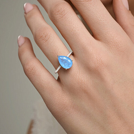 Кольцо SOKOLOV - Серебро 925, Кварц, Стекло (арт. 94014984)