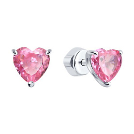 Серьги SOKOLOV - Серебро 925, Фианит (арт. 94027319)