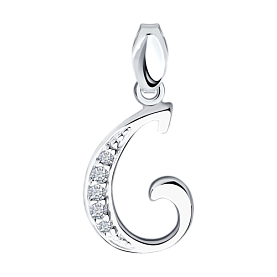 Подвеска SOKOLOV - Серебро 925, Фианит (арт. 94030459)