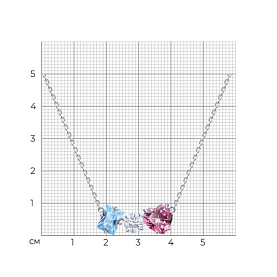 Колье SOKOLOV - Серебро 925, Фианит (арт. 94071096)