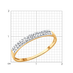 Кольцо Diamant - Золото 585, Фианит (арт. 51-110-00757-1)