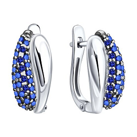 Серьги SOKOLOV - Серебро 925, Фианит (арт. 94027544)