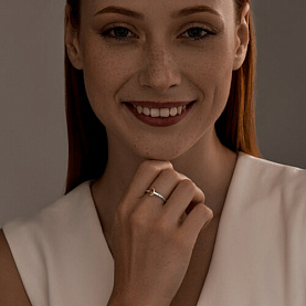 Кольцо SOKOLOV - Серебро 925, Цитрин (арт. 92012085)