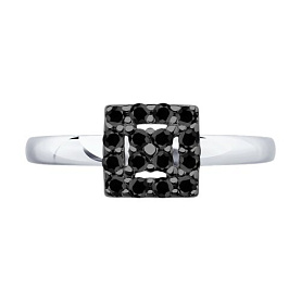 Кольцо SOKOLOV - Серебро 925, Фианит (арт. 94014629)