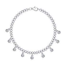 Браслет SOKOLOV - Серебро 925, Фианит (арт. 94050708)