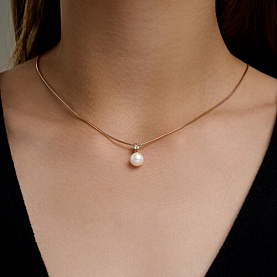 Подвеска SOKOLOV - Золото 585, Жемчуг культивированный (арт. 793172)